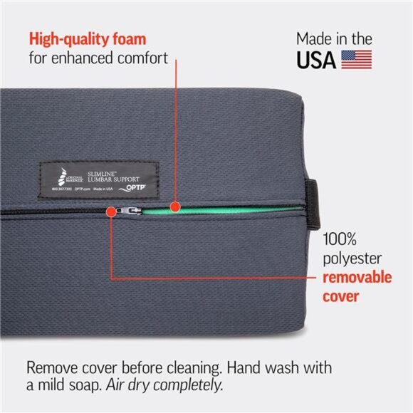 OPTP The Original McKenzie Slimline Lumbar Support – USA-Made Lower Back - Picture 5 of 7